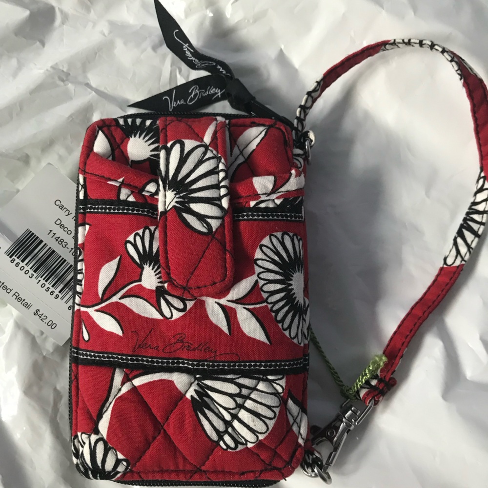 Vera Bradley Deco Daisy wristlet